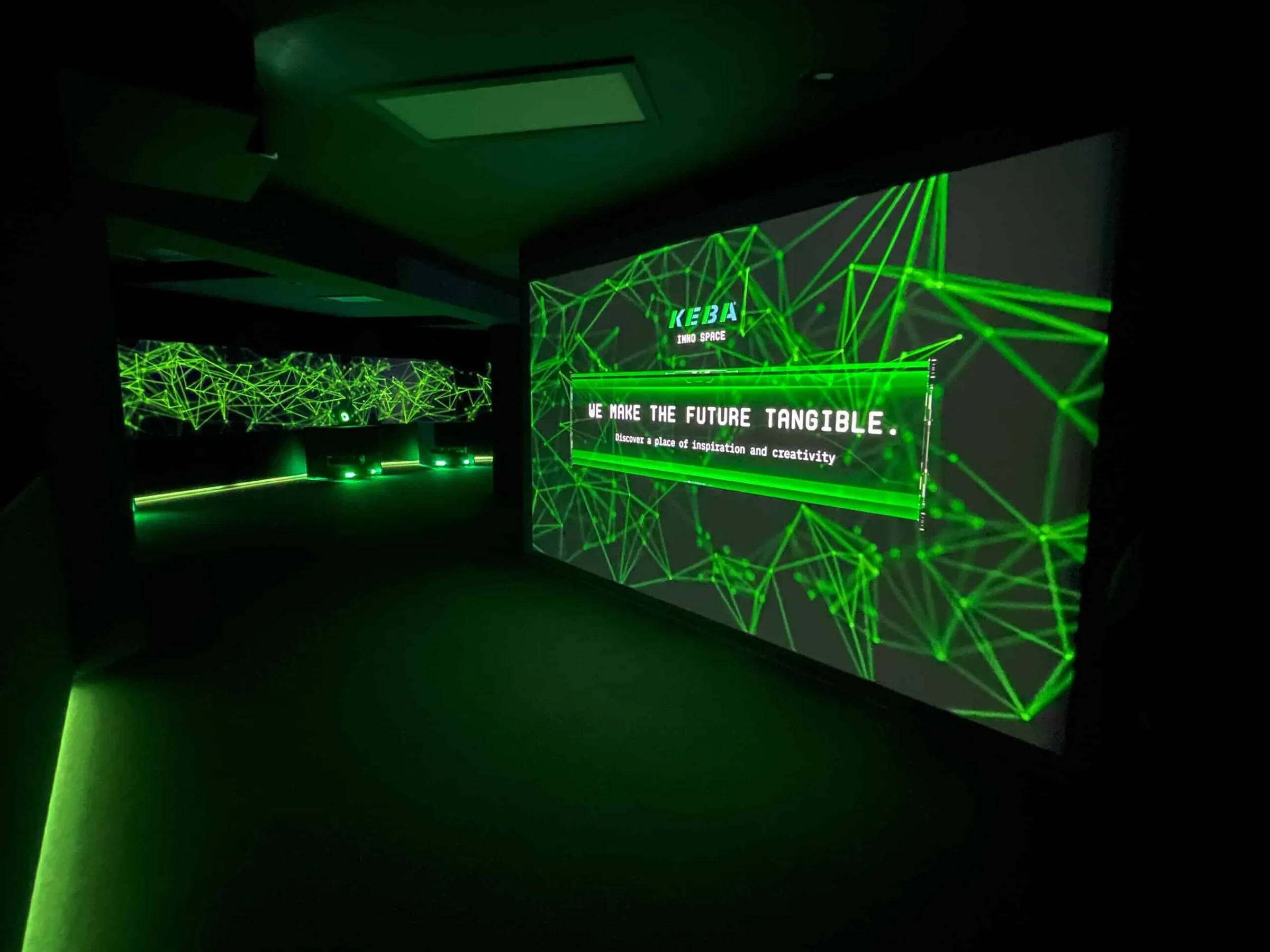 Raumdesign Digitaler Showroom mit AGV