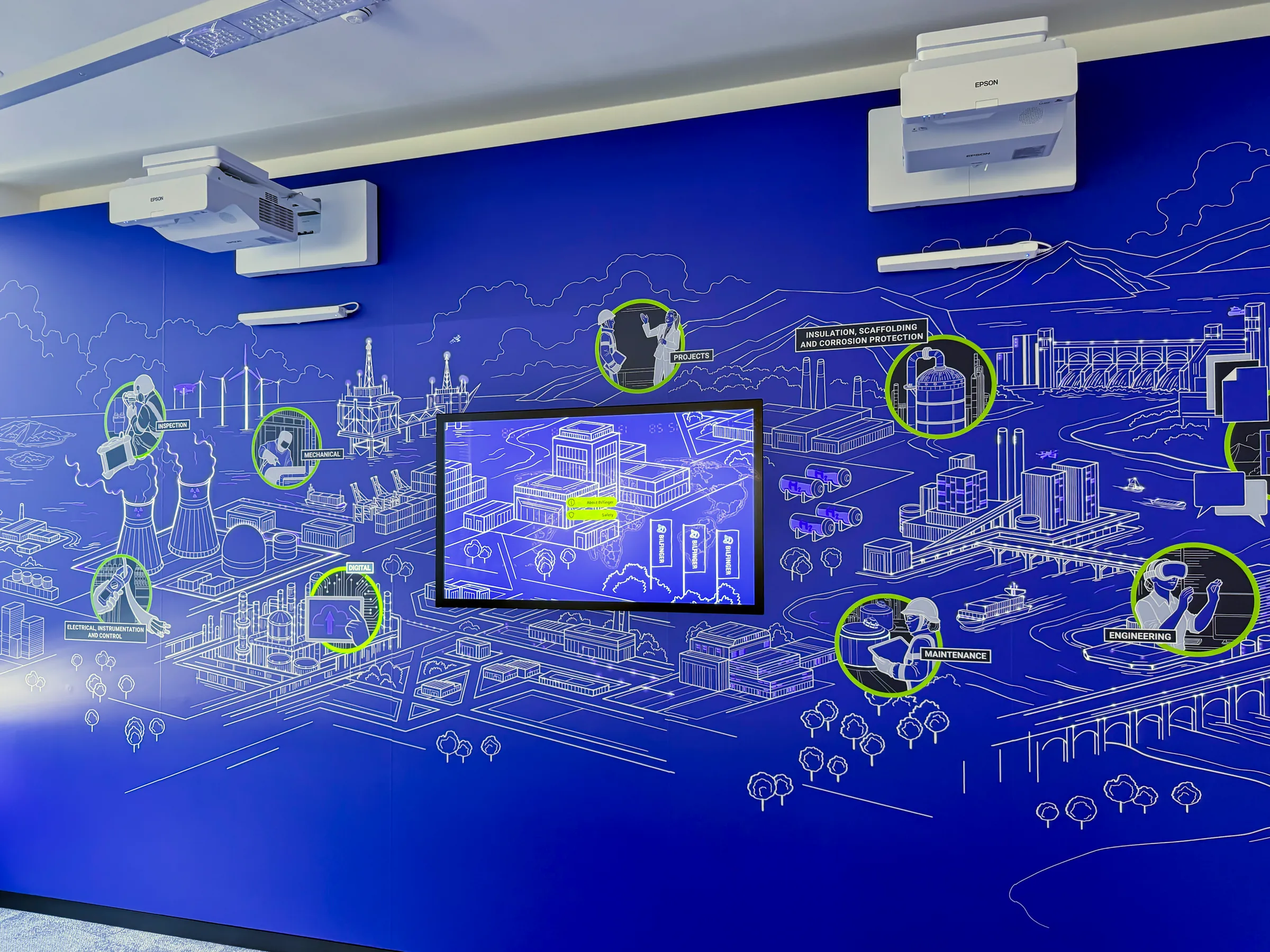 Interaktive Wände - die wichtigsten Technologien für Unternehmen