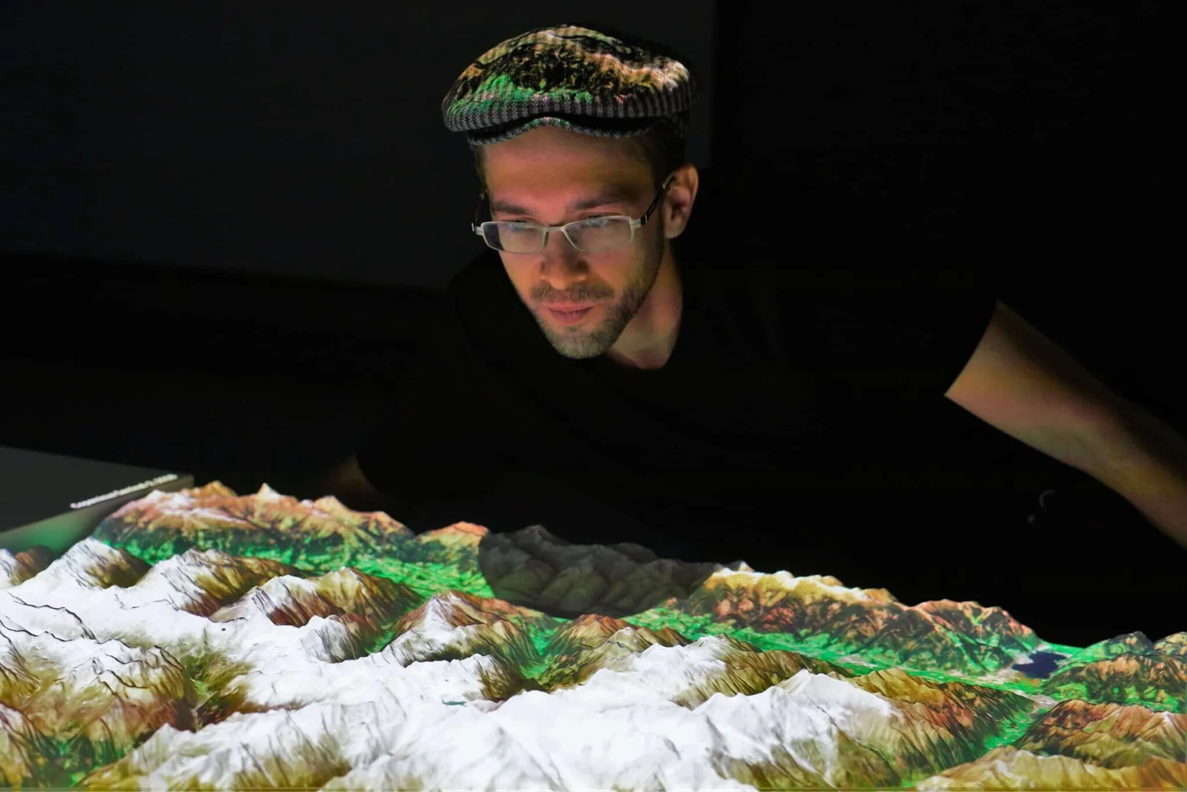 Climate change at a glance - interactive projection 