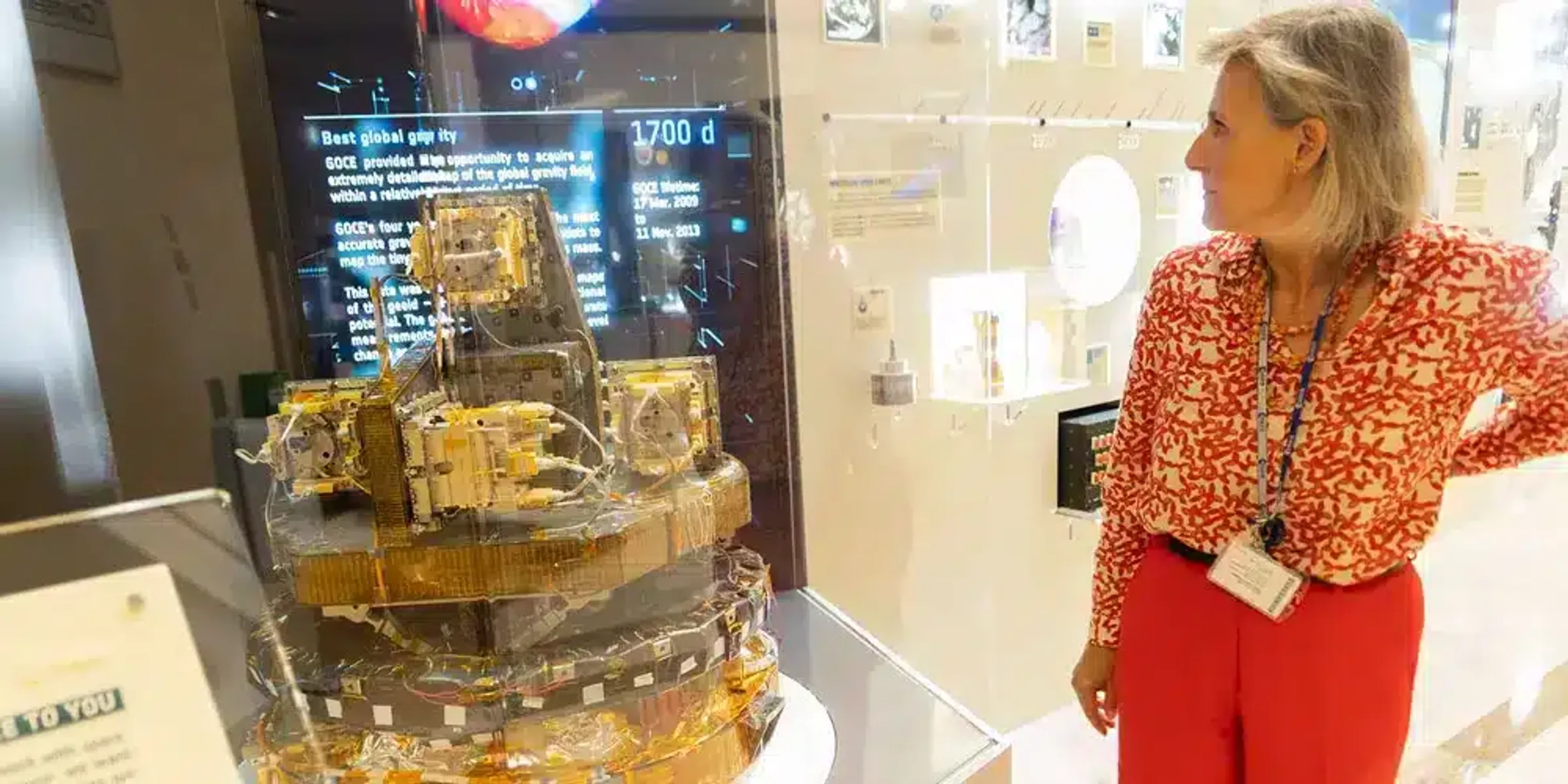 ESA History Wall Experience history interactively