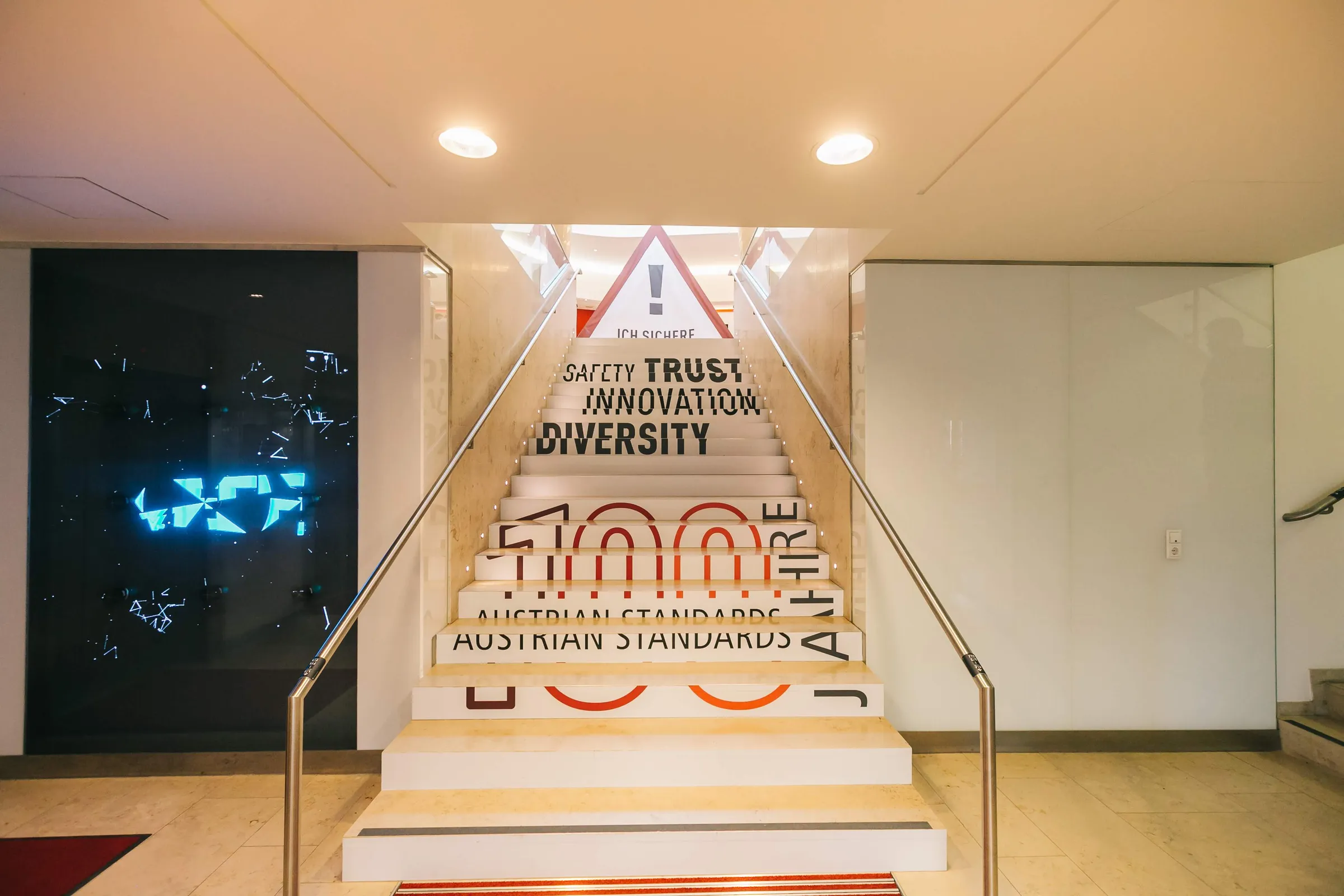 Ausstellung „100 Jahre Austrian Standards“ am Unternehmenssitz in Wien