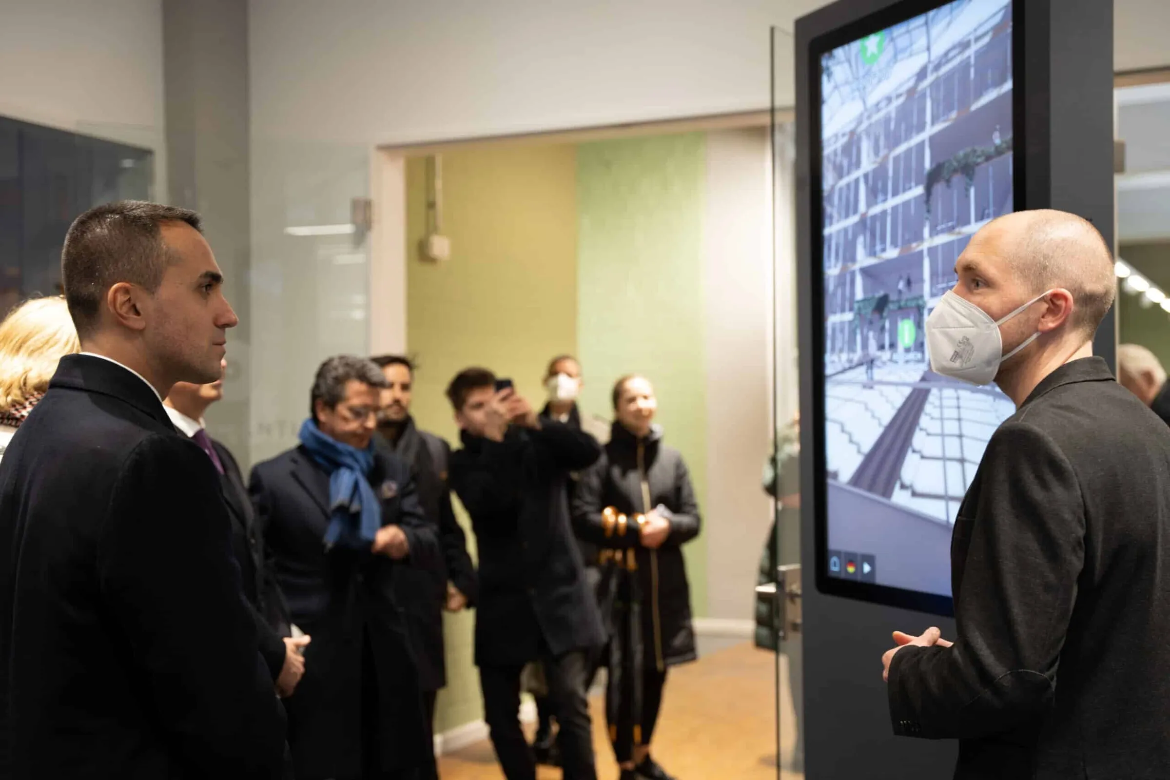Delegation des italienischen Außenministeriums bei Garamantis in Berlin
