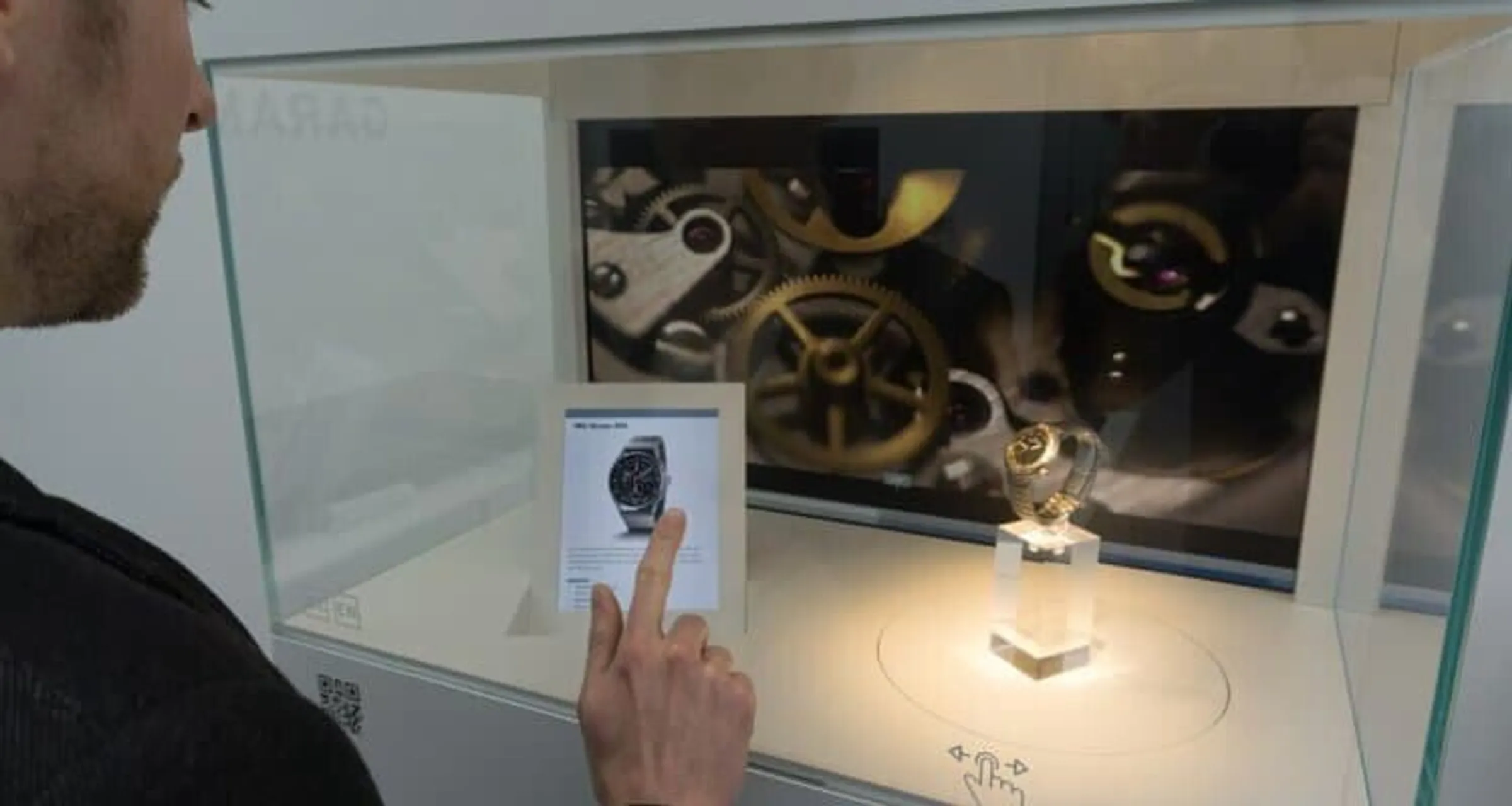 Interaktive Vitrine ermöglicht neuartige Produktpräsentation