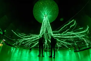 Real-time production for the centrepiece of ‘Mythos Wald’ at the Oberhausen Gasometer