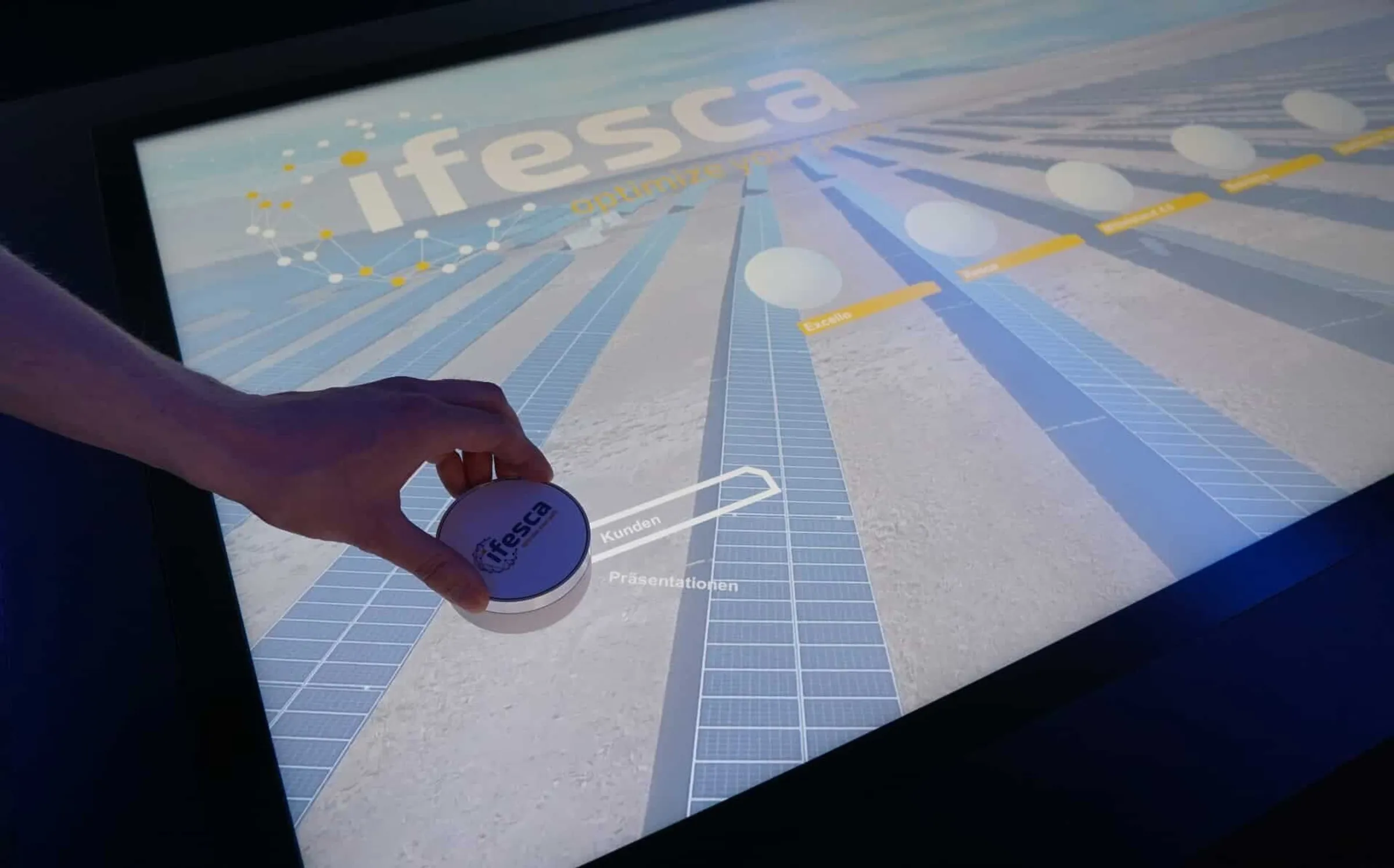 Interaktive Präsentations-Software Multitouch