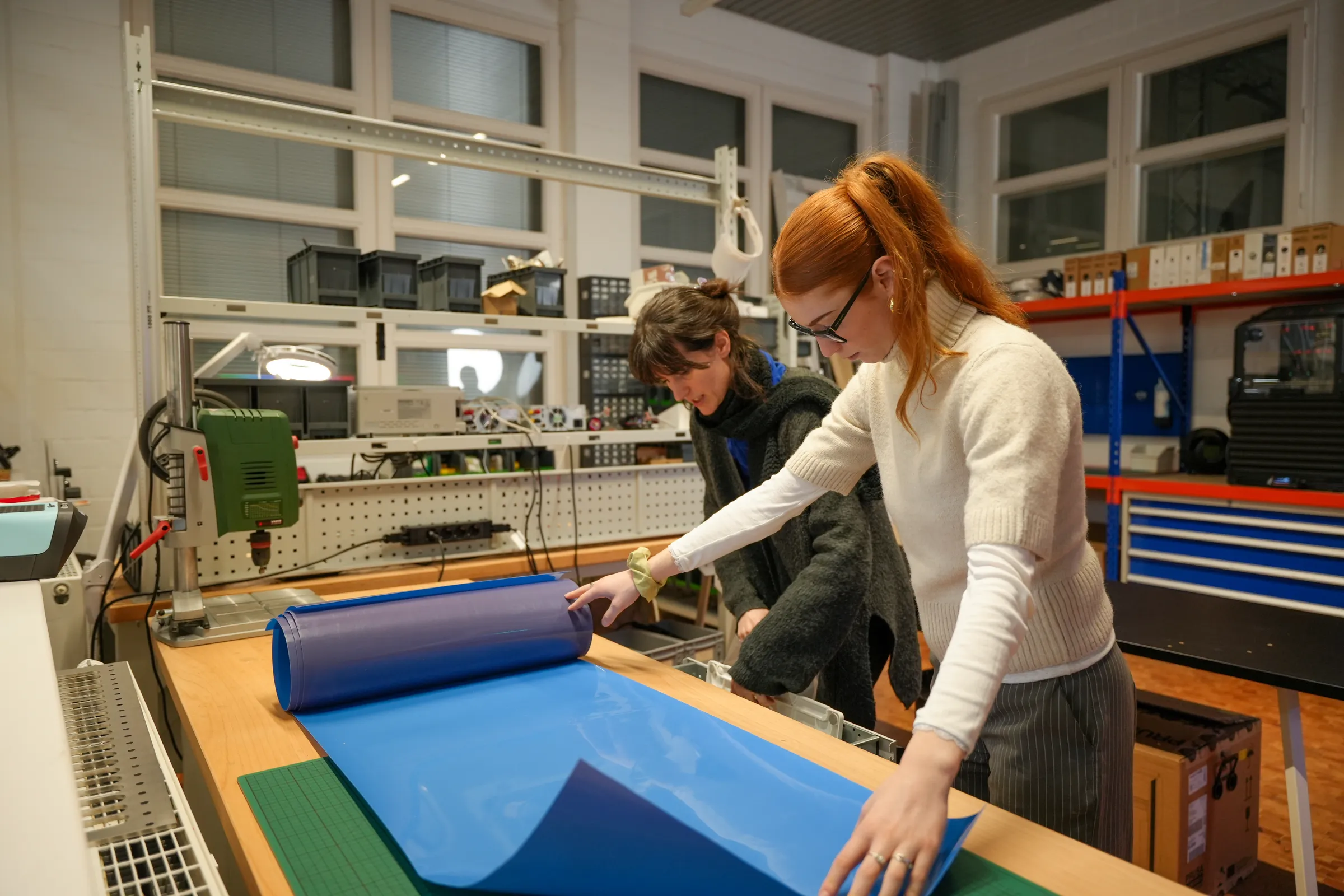 Im Garamantis Prototype Workshop entstehen Prototypen, Interaktionsmechaniken und funktionale Exponate