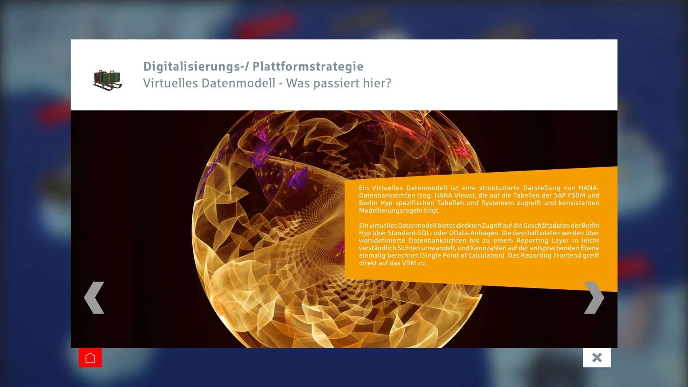 Interaktive Multitouch Präsentationssoftware für die Berlin Hyp AG