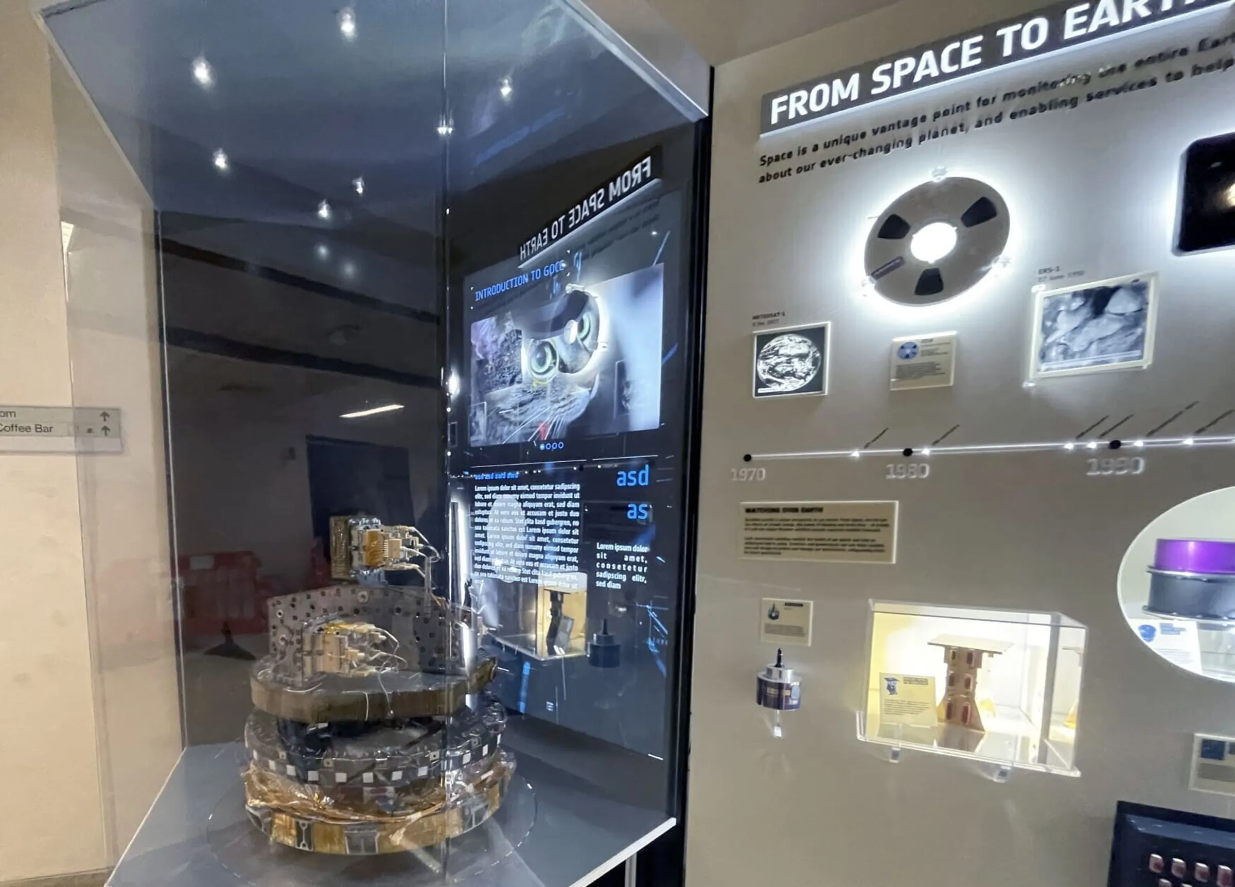 Interactive exhibits for exhibitions and showrooms