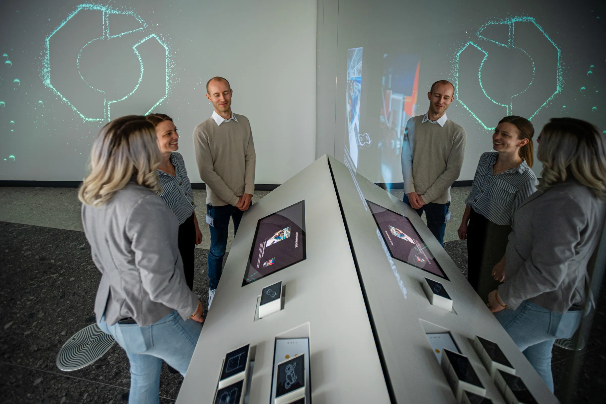 Interactive Installation in the Wack Group's Corporate Showroom