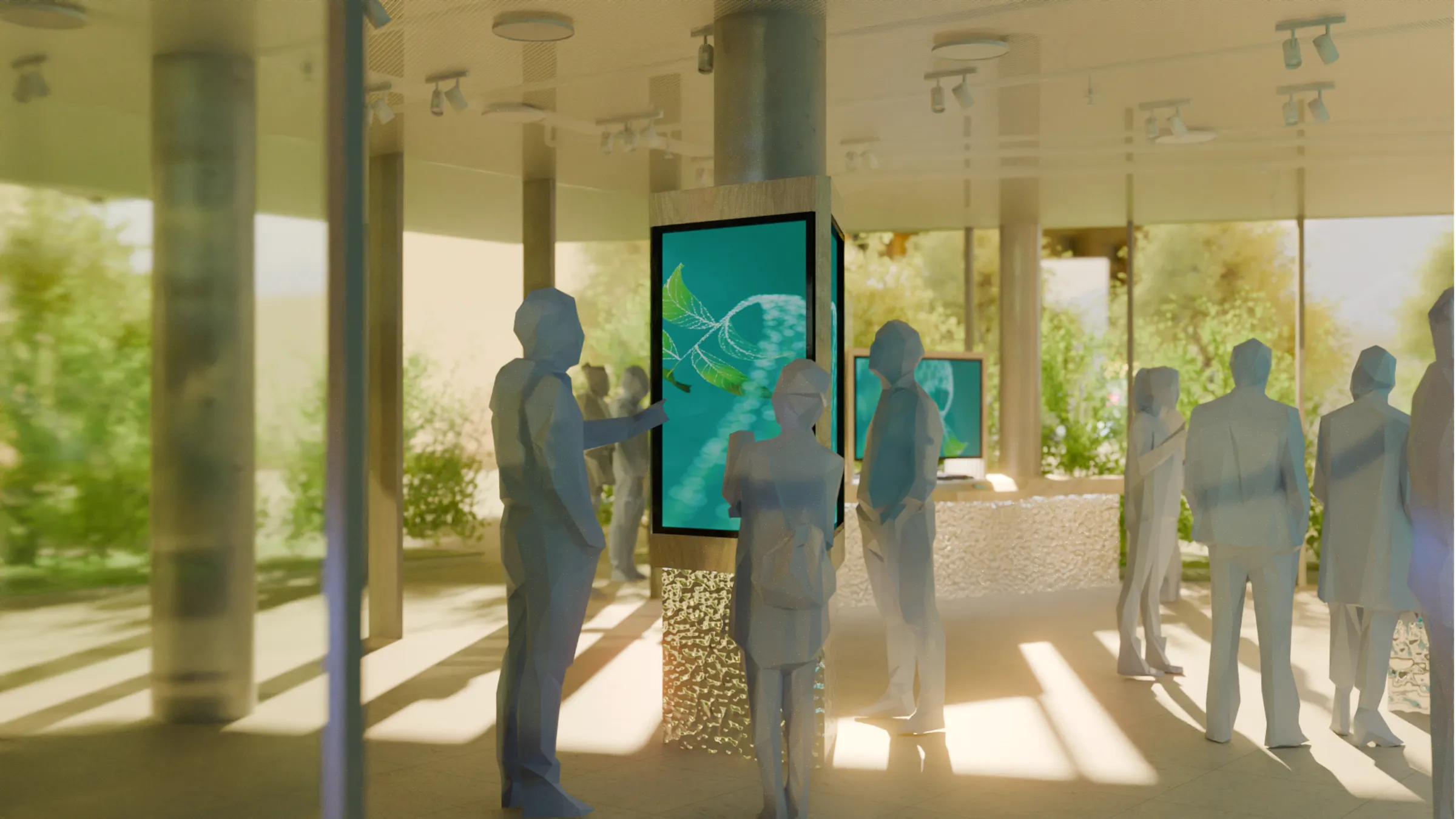 An interactive foyer for businesses – how to captivate visitors