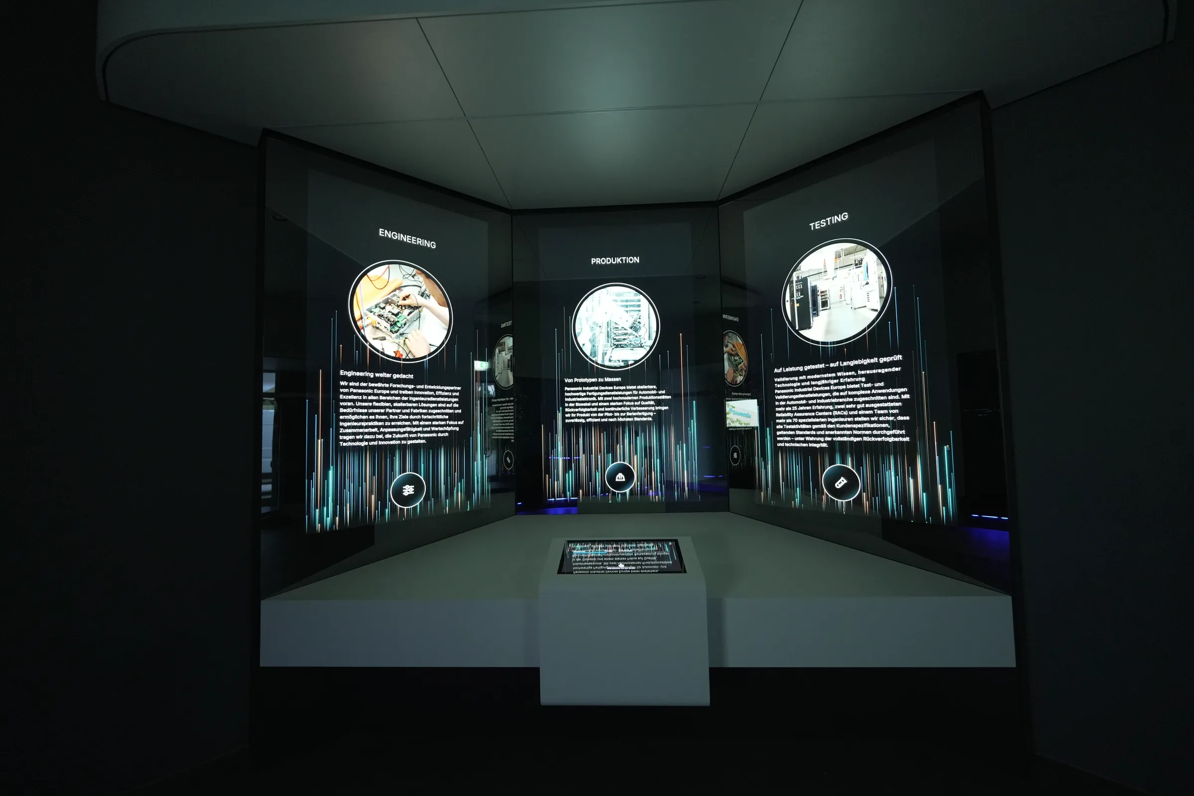 Panasonic: Discover the technologies in the company foyer