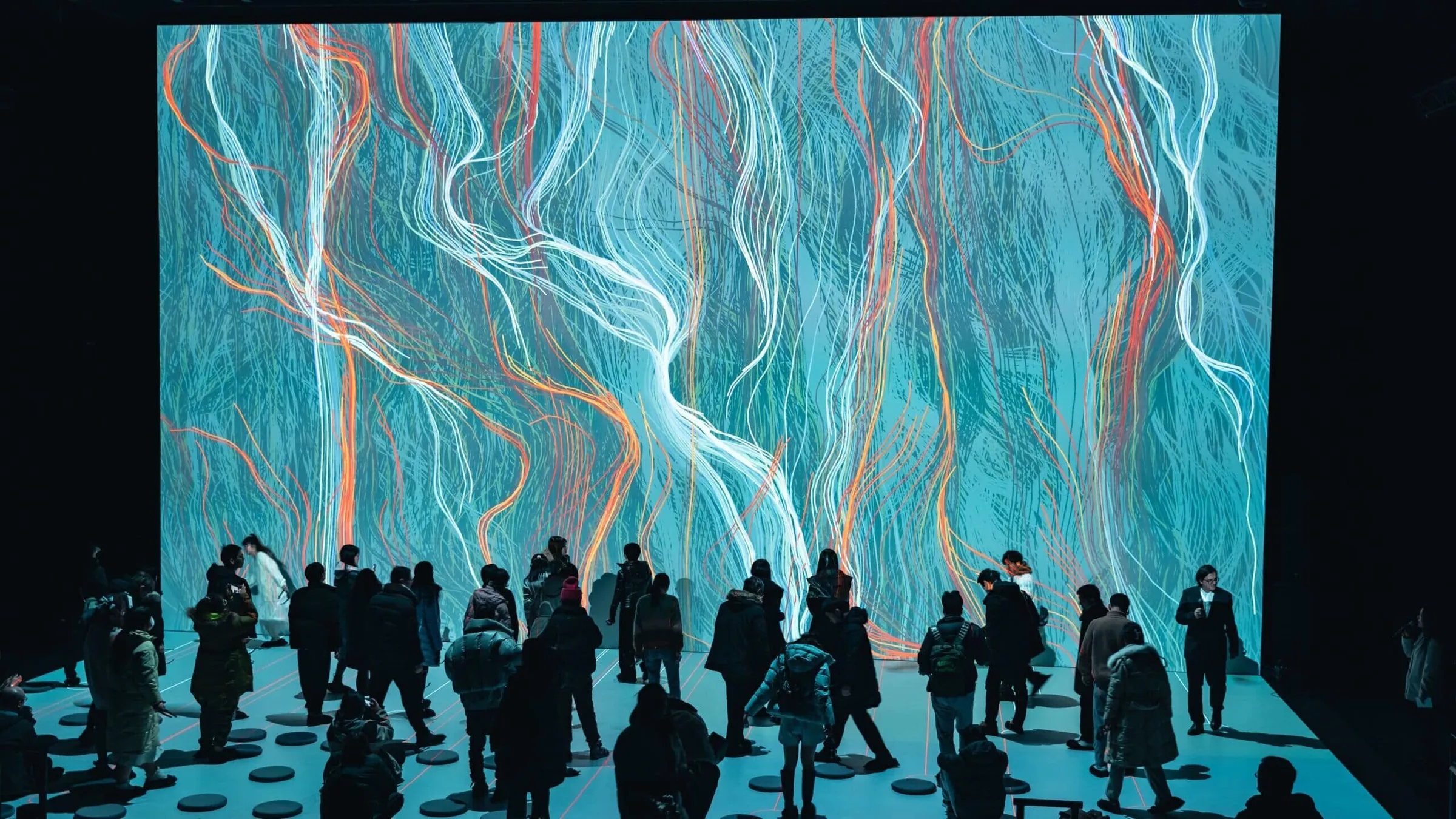 Virtual environment in the immersion room