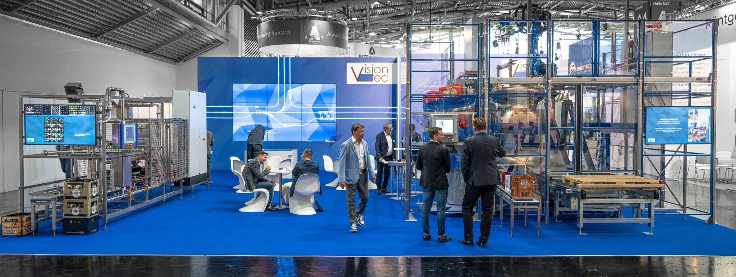 Vision-tech booth at drinktec trade fair in Munich