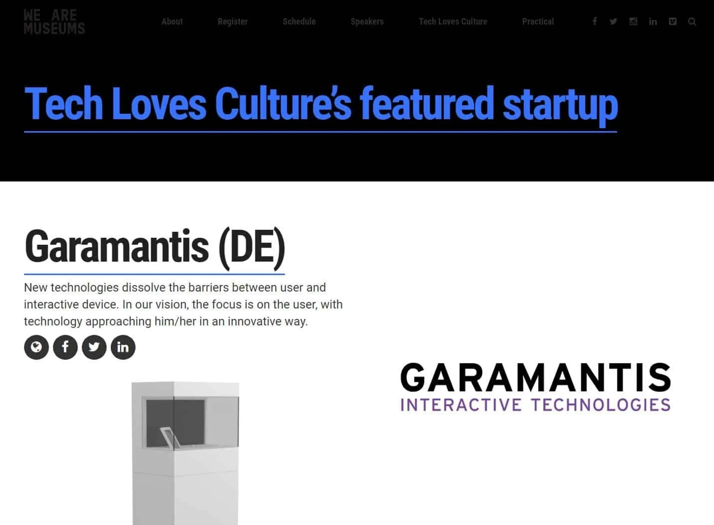 Garamantis auf der „Tech Loves Culture“ Konferenz in Riga