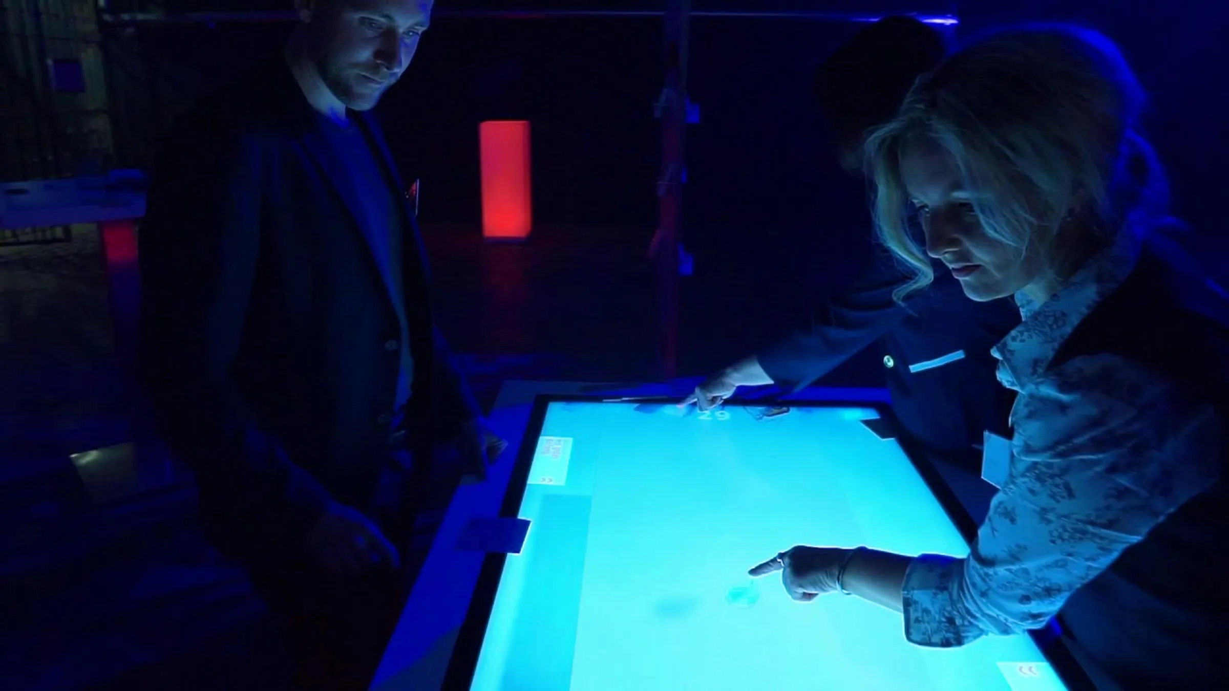Multitouch Table mit individueller Software auf Unternehmensjubiläum