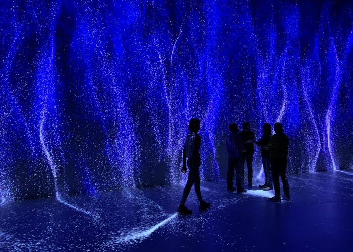 Virtueller Projektionsraum mit Personenerkennung