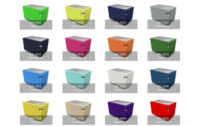 Garamantis Farben und Designs für Multitouch Tables
