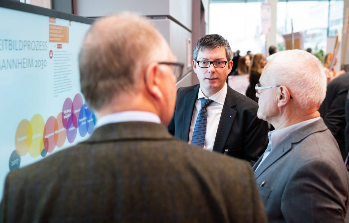 Zeitstrahl auf Multitouch-Screen mit mehreren Benutzern