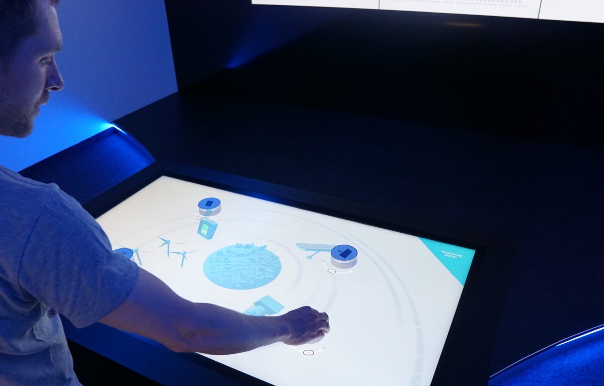Kapazitive Marker auf Multitouch Screen