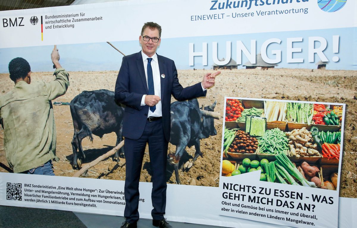 Press photo - Interactive exhibition stand at Green Week 2017