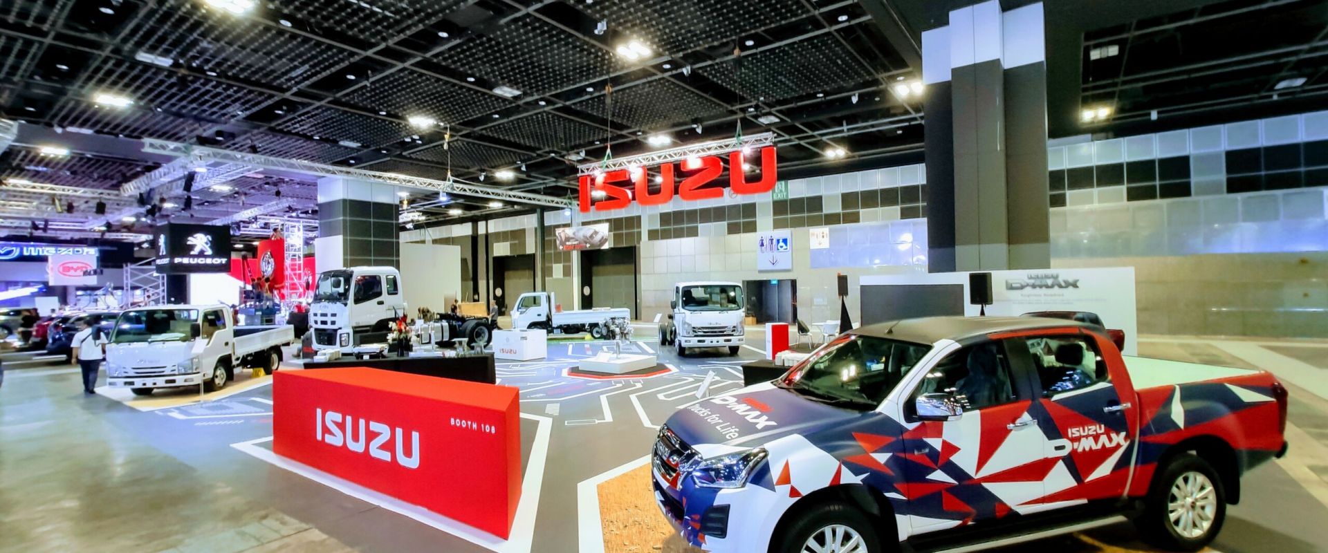 Singapore Motorshow isuzu Messestand