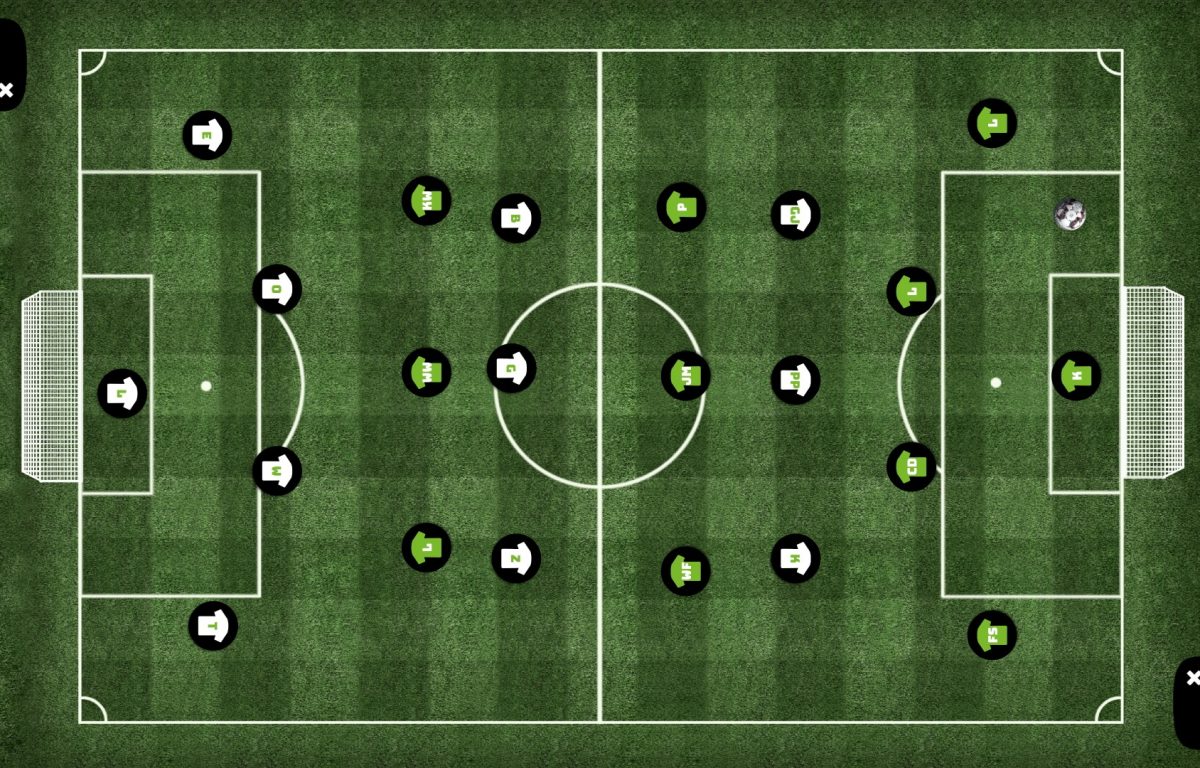 Playing field Multitouch software Multiplayer