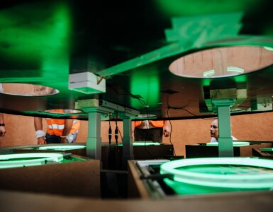 Installation interaktive Ausstellung - Rollout