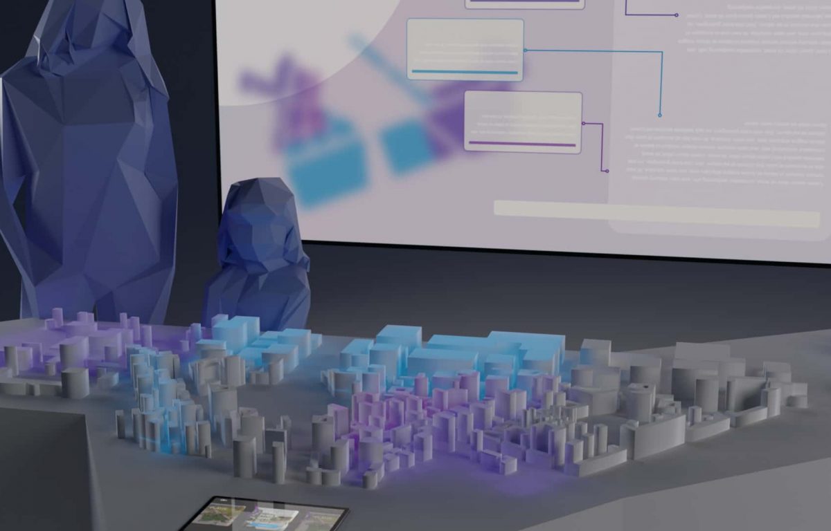 Interactive projection for the Berlin TXL exhibition