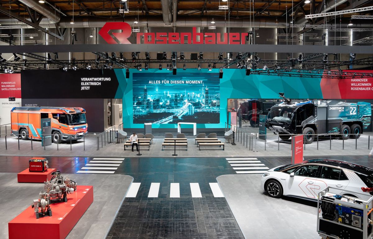rosenbauer interschutz large LED Wall