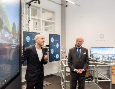 König von Schweden Carl XVI. Gustaf besucht Garamantis in Berlin