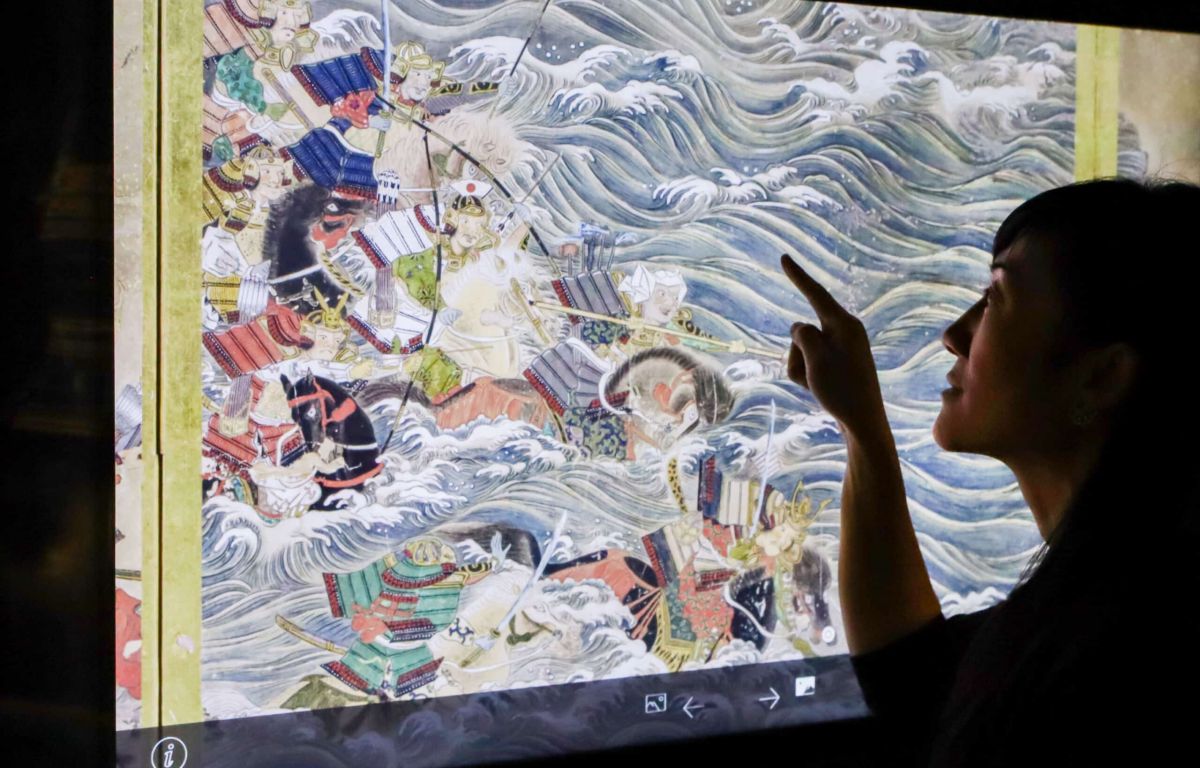 Multitouch Screen mit Gigapixel-Anwendung