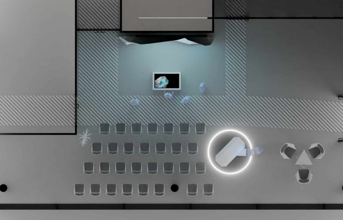 Interactive exhibition concepts - planning of walkways and exhibits in space