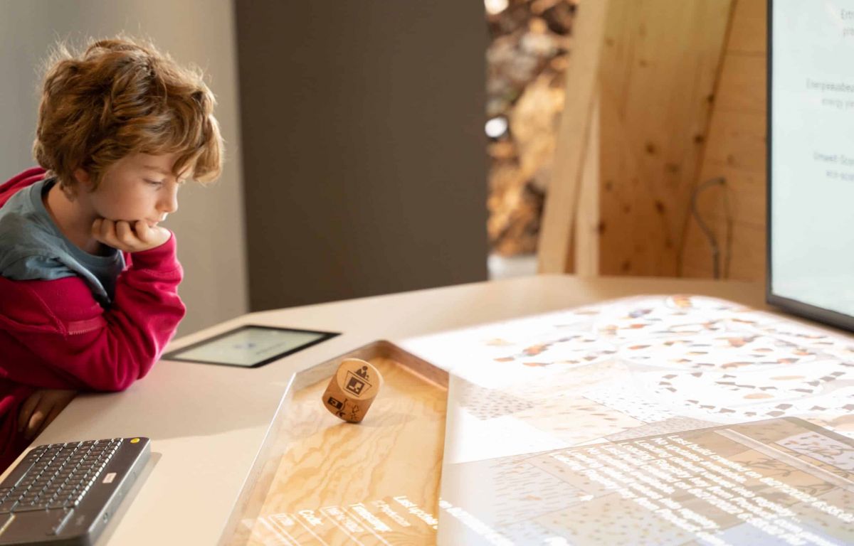 Spielerisches Exponat im Mitmach-Museum Nawareum