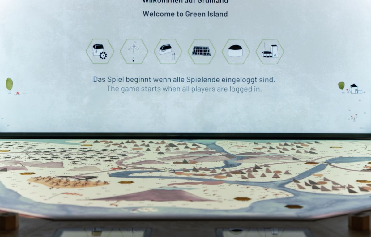 Spiel Grünland im Nawareum - Multi-Player Exponat im interaktiven Museum