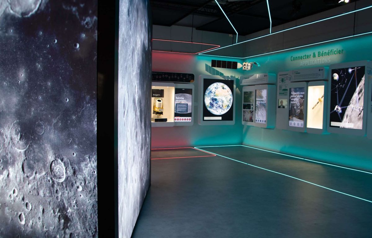 ESA Space Pavilion präsentiert interaktiven Content auf der Leitmesse der Raumfahrtindustrie